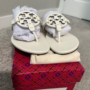 Tory Burch Miller Soft sandals in New Ivory
